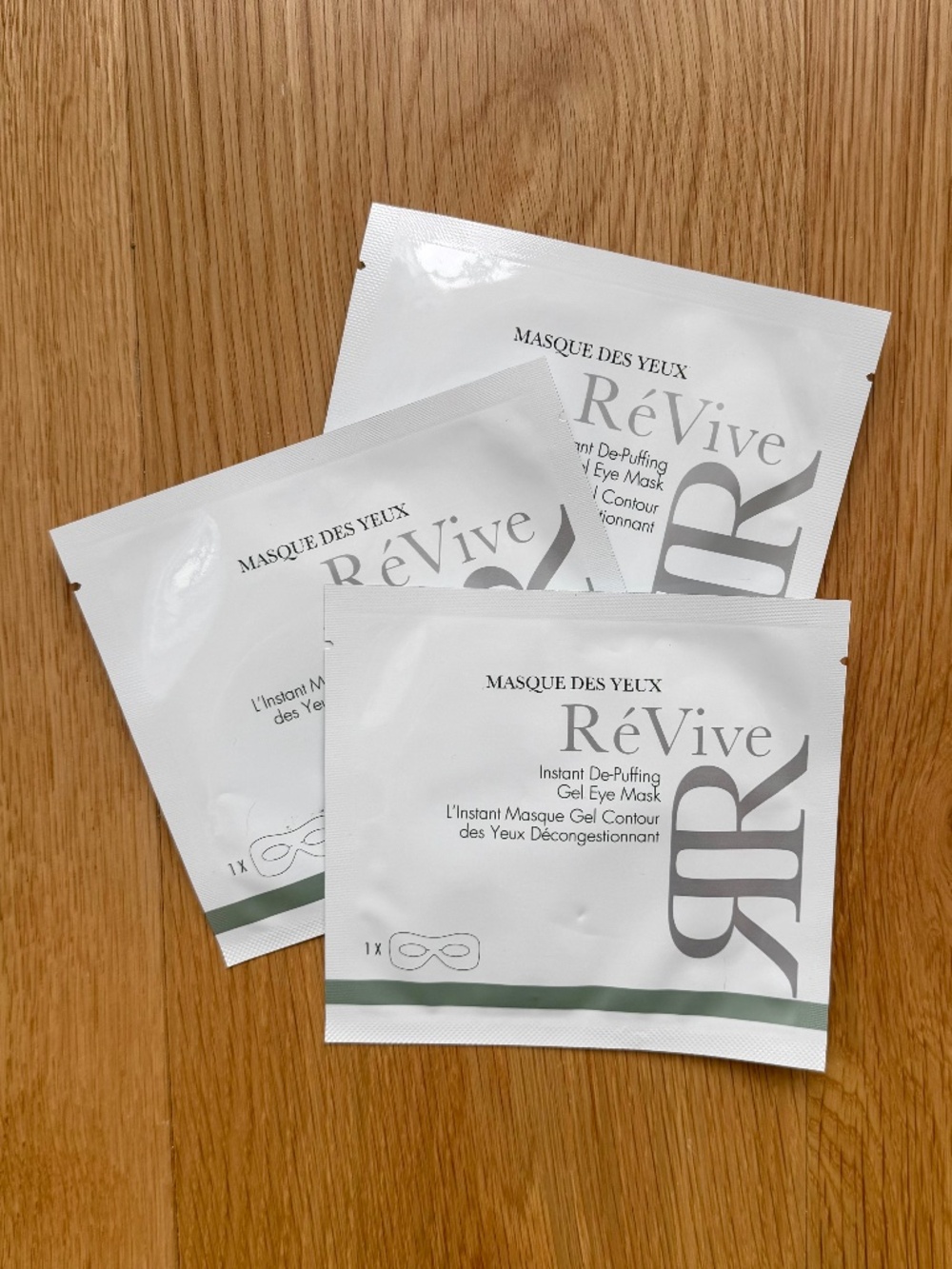 3x ReVive Masque Des Yeux Instant De-Puffing Gel Eye Masks Sealed